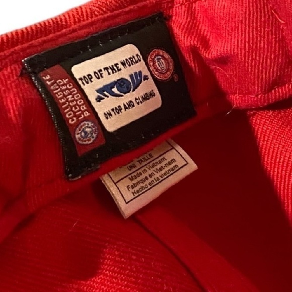 NC State University Wolfpack Cap Red & Black Official Licensed Adjustable​​​ - Picture 3 of 5